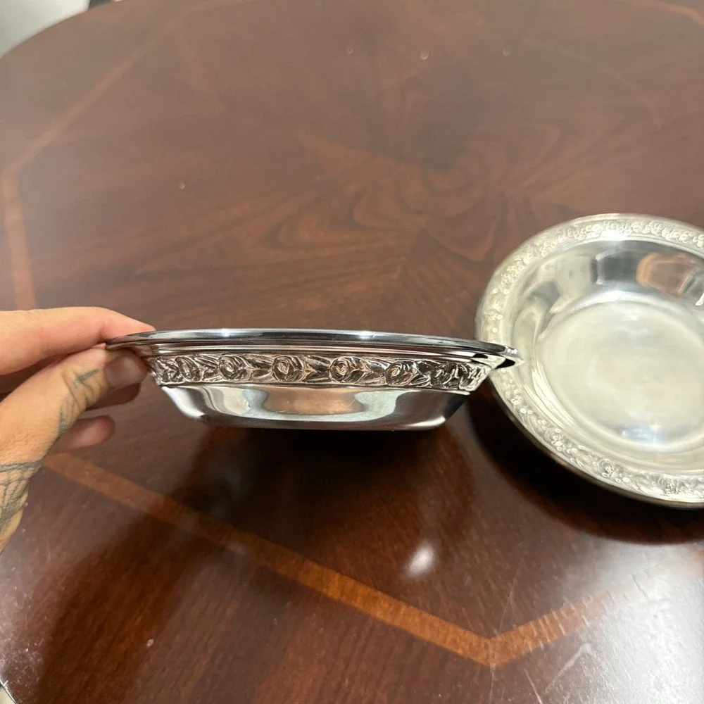 Vintage‎ Reed & Barton 1204 Nut Dish Silver Plate 6.25